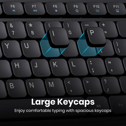 Portronics Key8 combo Wireless laptop Keyboard and  Mouse in slim design| Get your keyboard and mouse combo online under 2000