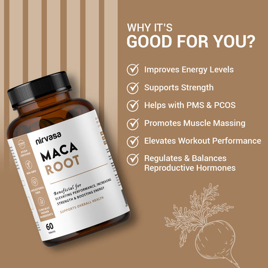 Nirvasa Maca Root Tablets (60 Tabs)