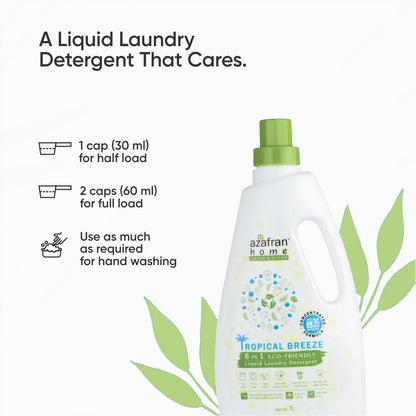 Tropical Breeze 6 in 1 Plant Based Liquid Laundry Detergent