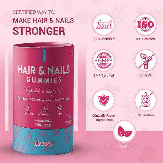 Nirvasa Hair & Nails Gummies