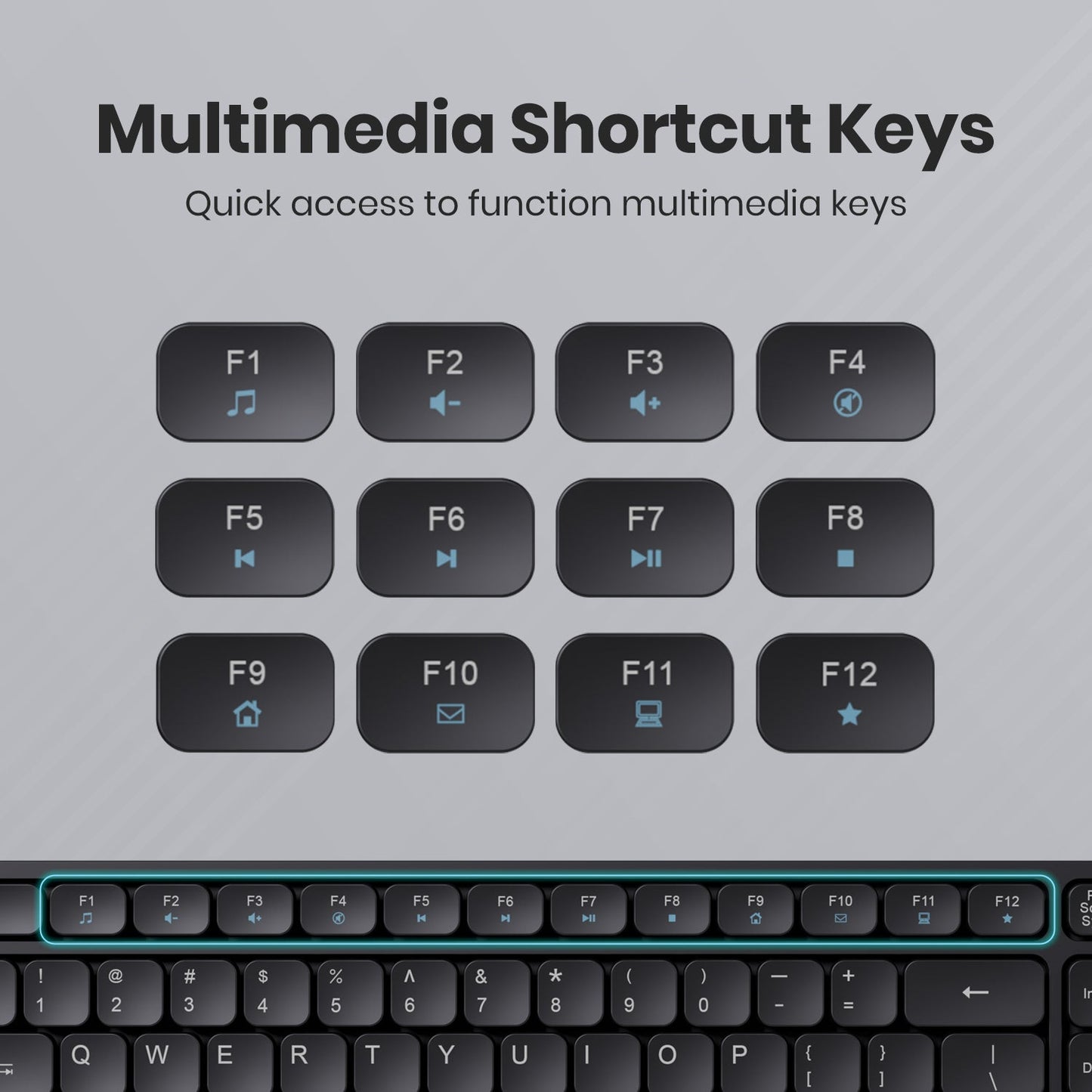 Portronics Key8 Wireless Keyboard and  Mouse easy to carry| best wireless keyboard under 1000 in India| wireless keyboard has shortcut multimedia keys