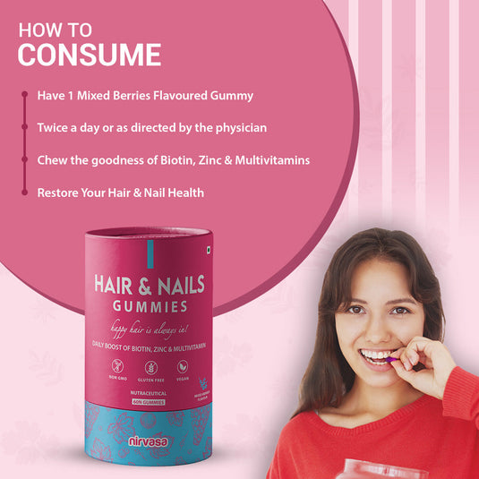 Nirvasa Hair & Nails Gummies