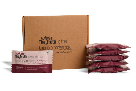 The Whole Truth - Protein Bars (Double Cocoa) Pack of 6