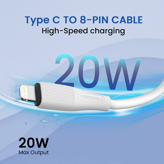 Silklink - Type C TO 8 Pin 20W 1M