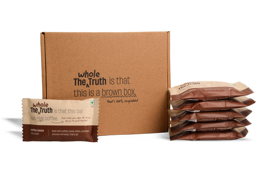 The Whole Truth - Protein Bars (Coffee Cocoa) Pack of 6