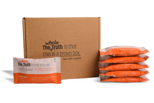 The Whole Truth - Protein Bars (Peanut Cocoa) Pack of 6