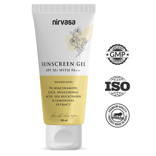 Nirvasa SPF50+ Sunscreen Gel 50 ml