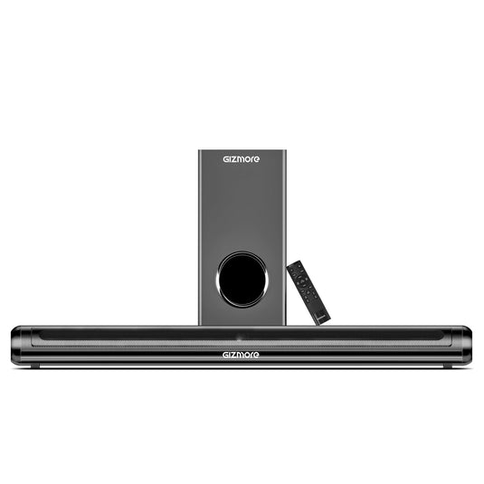 GIZBAR 120W 2.1 Wired Soundbar with Extra Deep Bass Subwoofer