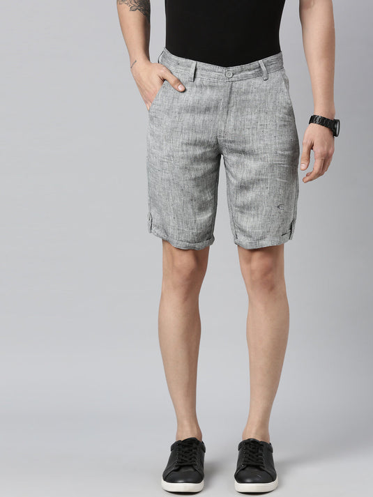 Ecentric Men Black Hemp Shorts