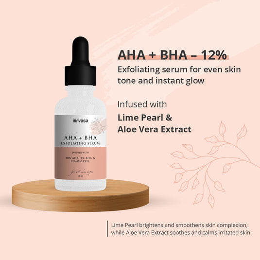 Nirvasa AHA+BHA Exfoliating Serum 30 ml