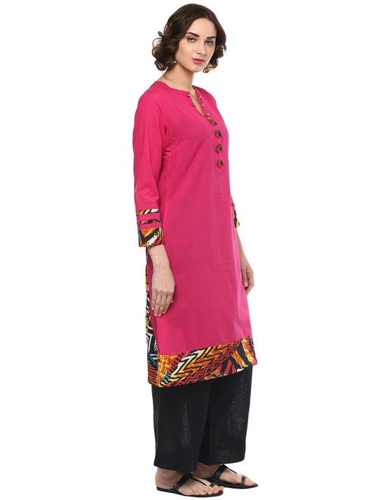 Pannkh Casual Full Sleeve Printed Women's Kurti