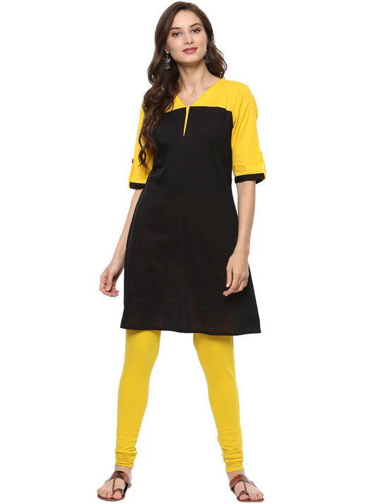 Pannkh Casual Half Sleeve Solid Women's Kurti