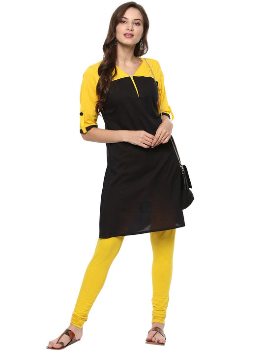 Pannkh Casual Half Sleeve Solid Women's Kurti