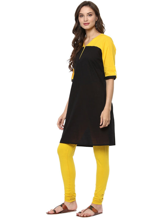 Pannkh Casual Half Sleeve Solid Women's Kurti