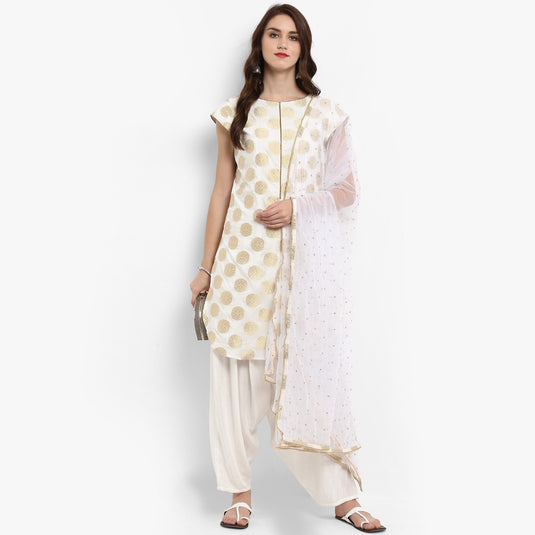 Short Kurti With Salwar And Dupatta