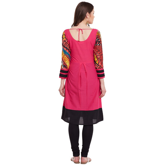 Pannkh Casual Full Sleeve Printed Women's Kurti