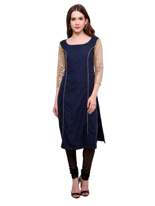 Pannkh Women's Shimmer Kurti