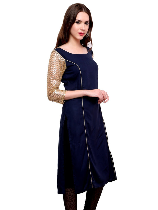 Pannkh Women's Shimmer Kurti