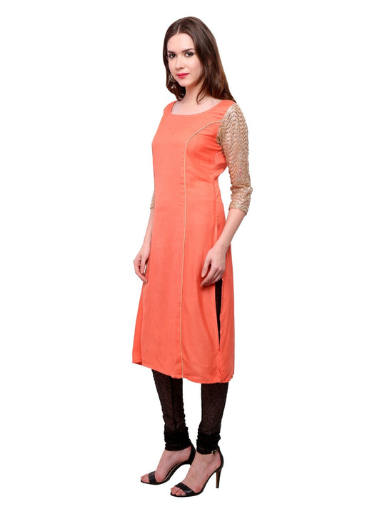 Pannkh Women's Shimmer Kurti