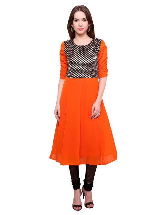 Pannkh Women's Brocade Bodice Kurti