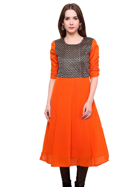 Pannkh Women's Brocade Bodice Kurti