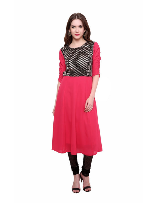 Pannkh Women's Brocade Bodice Kurti