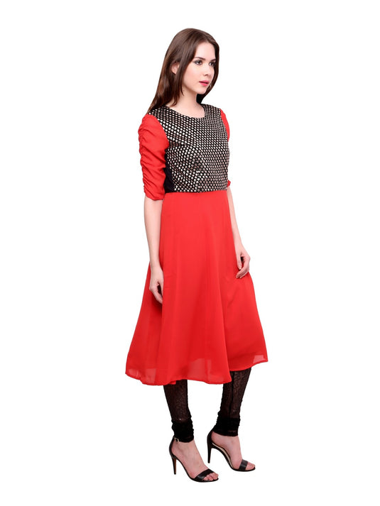 Pannkh Women's Brocade Bodice Kurti