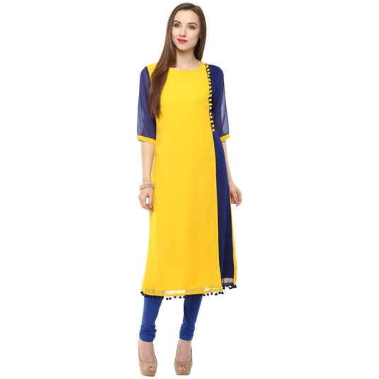 Pannkh Women's Side Panel Kurti