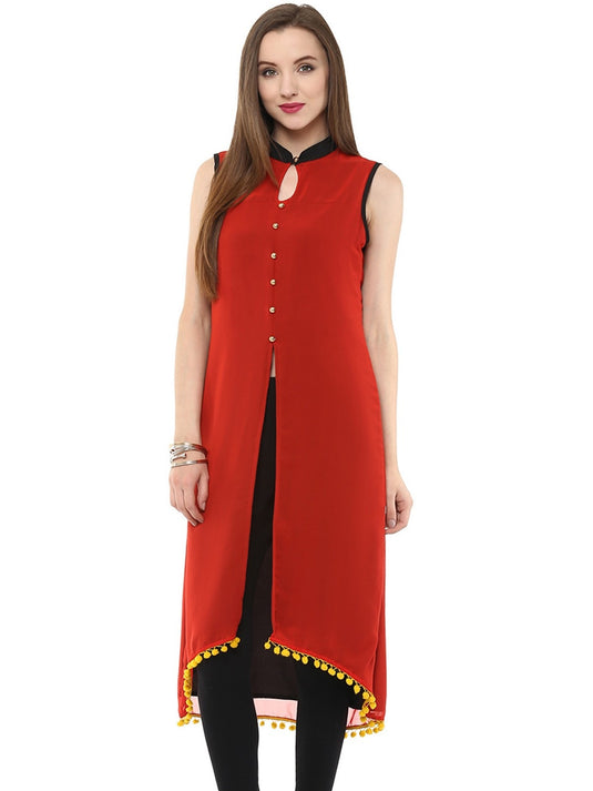 Pannkh Women's High Low Kurti