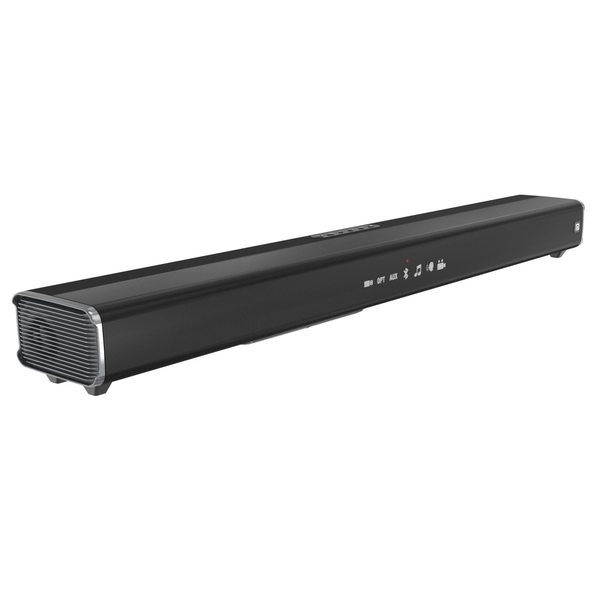 Portronics Sound Slick IV bluetooth Soundbar with In-built woofer,120W. Black