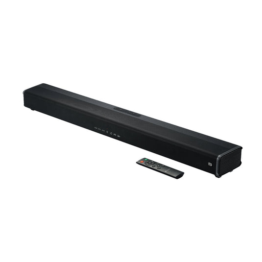 Portronics Sound Slick IV wireless Soundbar bluetooth speaker with In-built woofer,120W with remote. Black