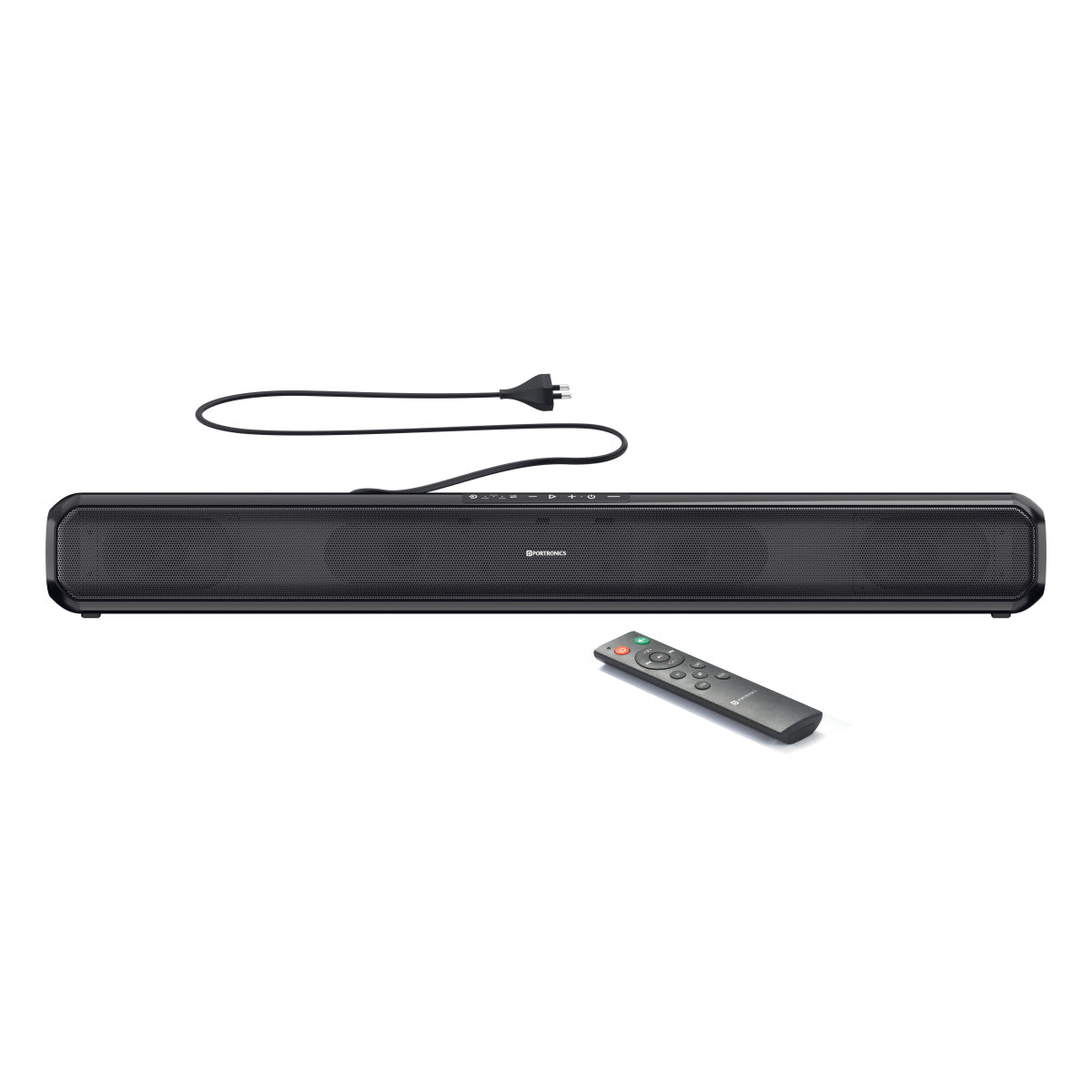 Portronics Sound Slick 6 60 W Bluetooth Sound bar with remote. Black