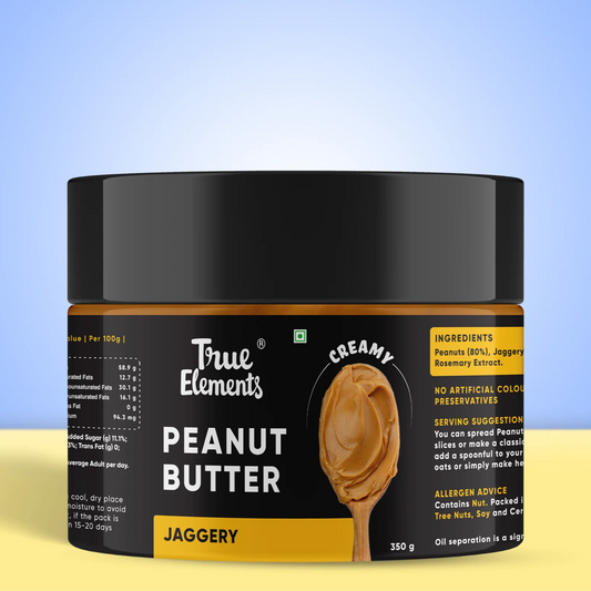 True Elements Peanut Butter Jaggery 350gm