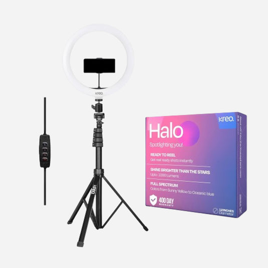 Halo 12" Premium Ring Light + Tripod (Combo) Kreo