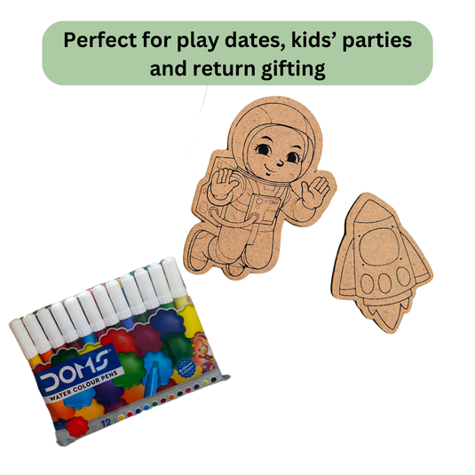 I Can Be An Astronaut - JoGenii's Mini DIY Kit | Ages 3-99 | Return Gift, Travel Friendly