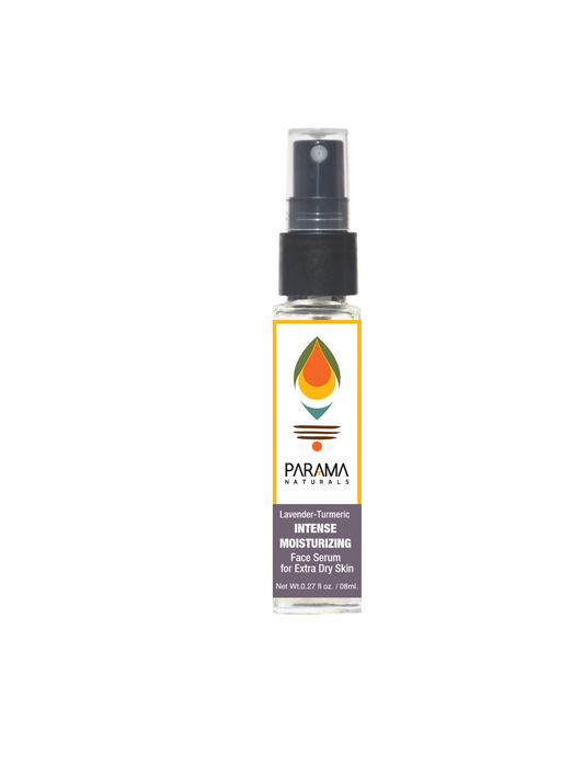 Lavender - Turmeric INTENSE MOISTURIZING Face Serum for Extra Dry Skin