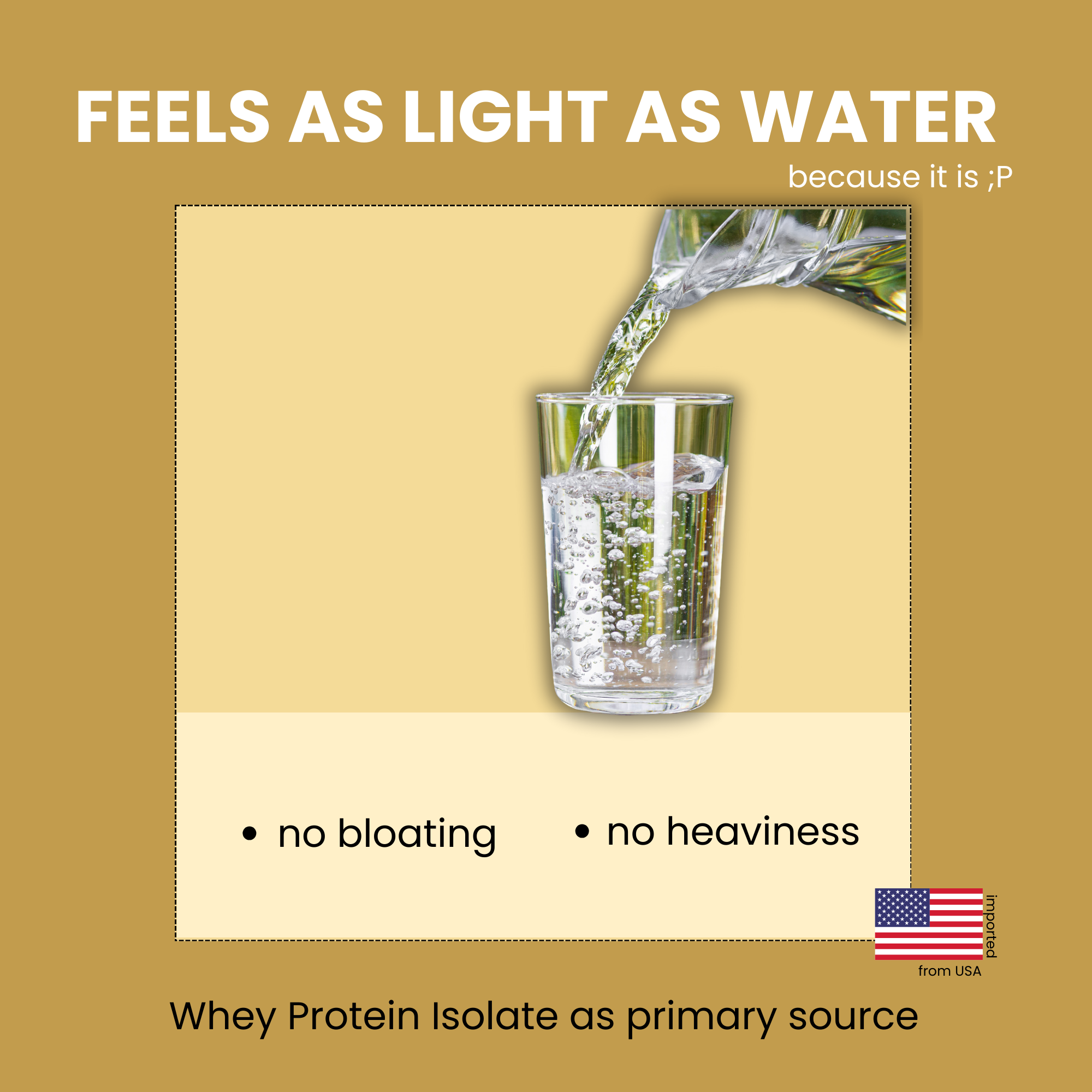 Isolate Water drinque™ ISO PROTEIN WATER- 11g ISOLATE PROTEIN (Ginger Classic)