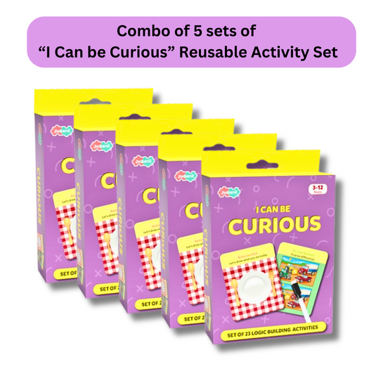 I Can Be Curious - JoGenii's Mini DIY Kit | Ages 3-99 | Return Gift, Travel Friendly (Pack of 5)