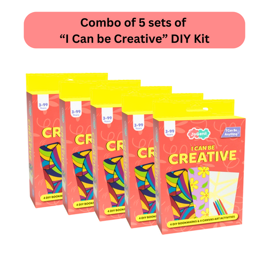 I Can Be Creative - JoGenii's Mini DIY Kit | Ages 3-99 | Return Gift, Travel Friendly (Pack of 5)