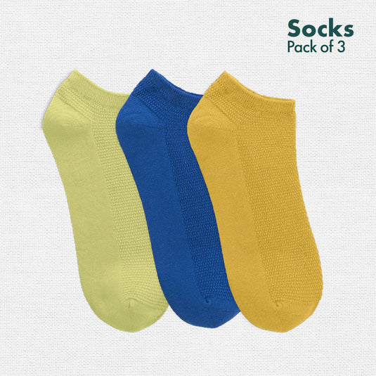 BRB! Bold Right back! Unisex Socks, 100% Organic Cotton, Ankle Length, Pack of 3