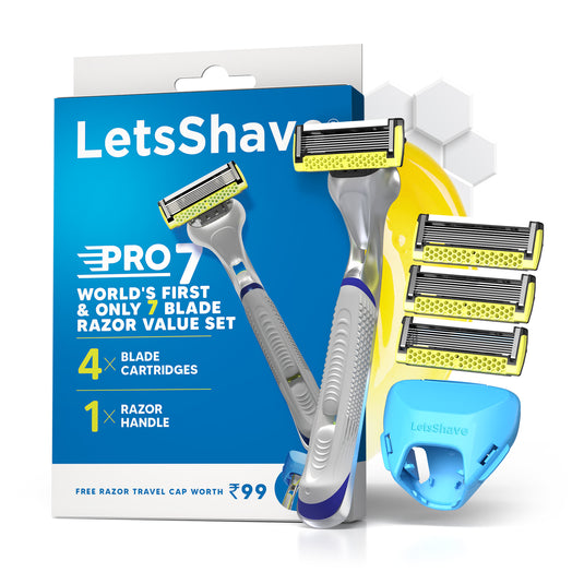 Pro 7 Value Set (Razor+ 4 Blades+Travel Cap)