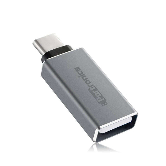 Portronics Grab X Converts USB type-C port to regular USB 2.0 port. Grey