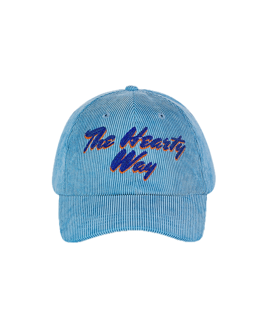 BASEBALL HAT THE HEARTY WAY- BLUE CORDUROY