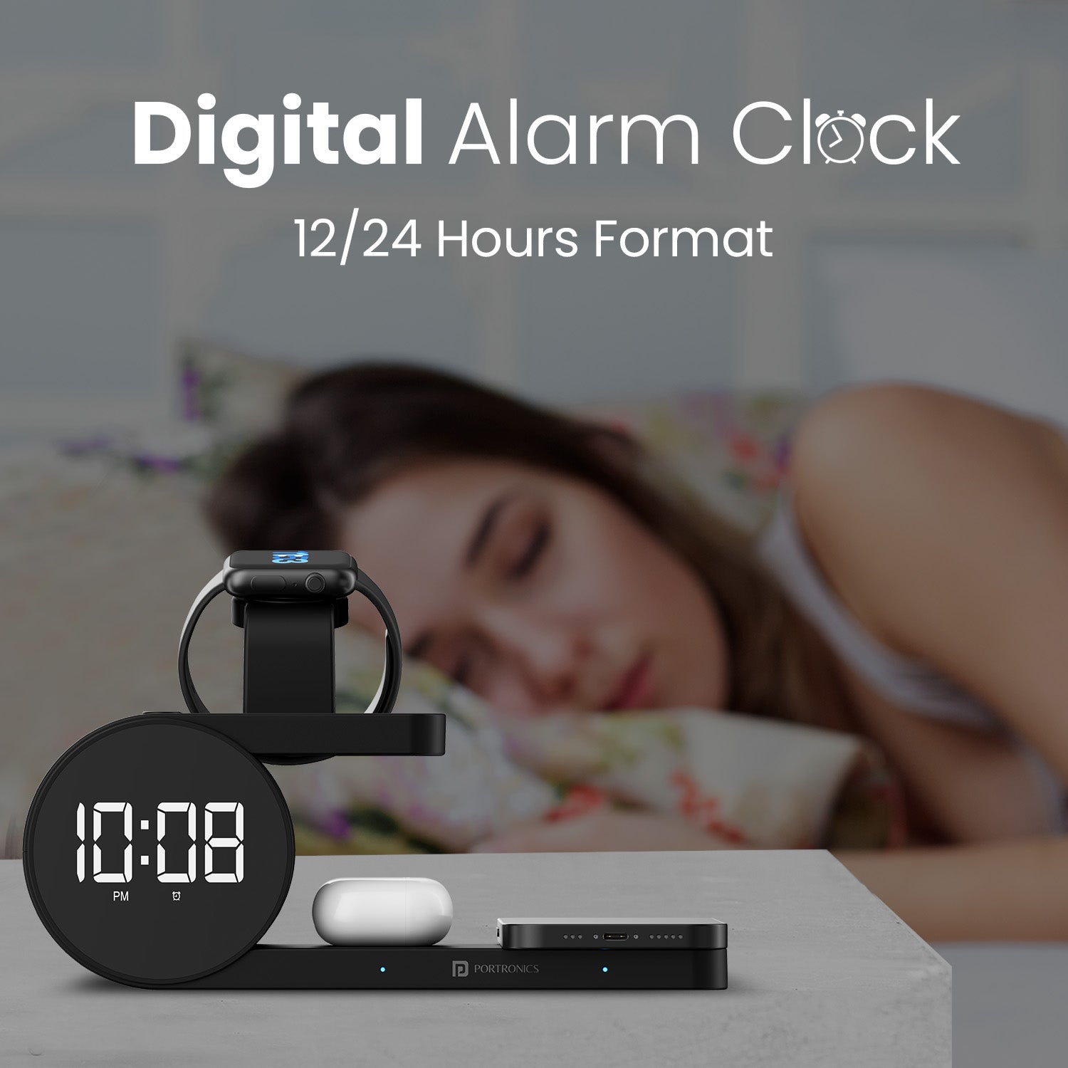 The Freedom is a 5-in-1 wireless charger that simultaneously