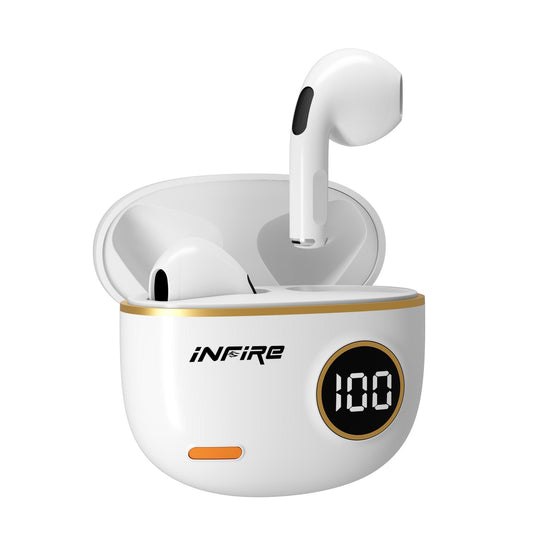 iNFiRe FireBud 61 True Wireless EarBuds upto 30 Hours PlayTime ,Led Display ,5.3 BT Version , IPX 4 , 13mm Driver - iNFiRe