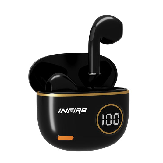 iNFiRe FireBud 61 True Wireless EarBuds upto 30 Hours PlayTime ,Led Display ,5.3 BT Version , IPX 4 , 13mm Driver - iNFiRe