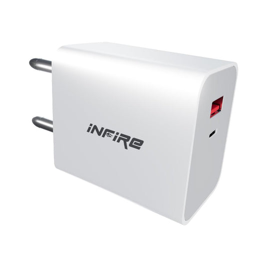 Turbo 20W Dual Port USB & Type C PD Fast Adapter - iNFiRe