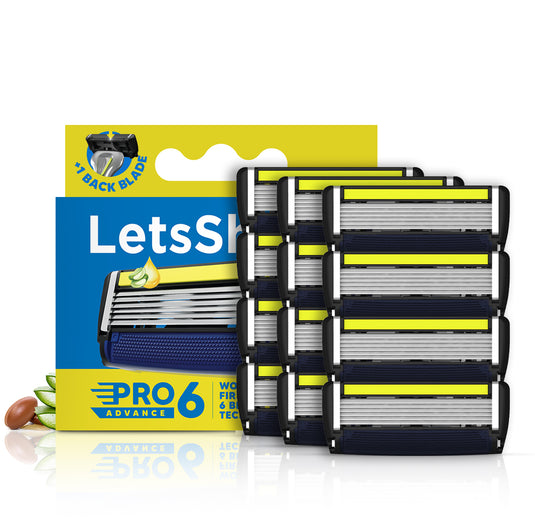 LetsShave Pro 6 Advance for men Pack of 12