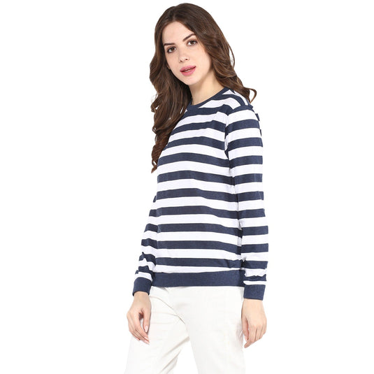 Stripe Round Neck Sweater