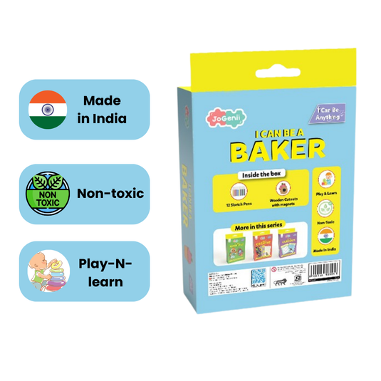 I Can Be a Baker - JoGenii's Mini DIY Kit | Ages 3-99 | Return Gift, Travel Friendly